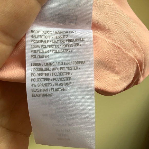 Susan Graver Printed Blazer with Ruched Sleeves Peach Floral SZ 12 - Picture 11 of 16